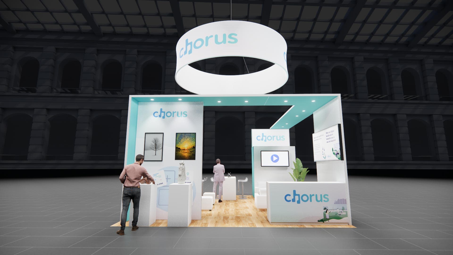 20 x 20 Island Exhibit Rental — Global Pet Expo, Orlando