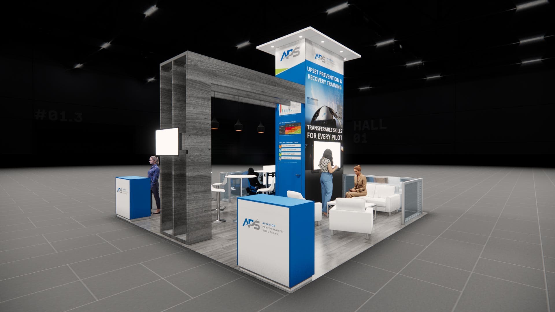 20 x 20 Island Exhibit Rental — InfoComm, Las Vegas