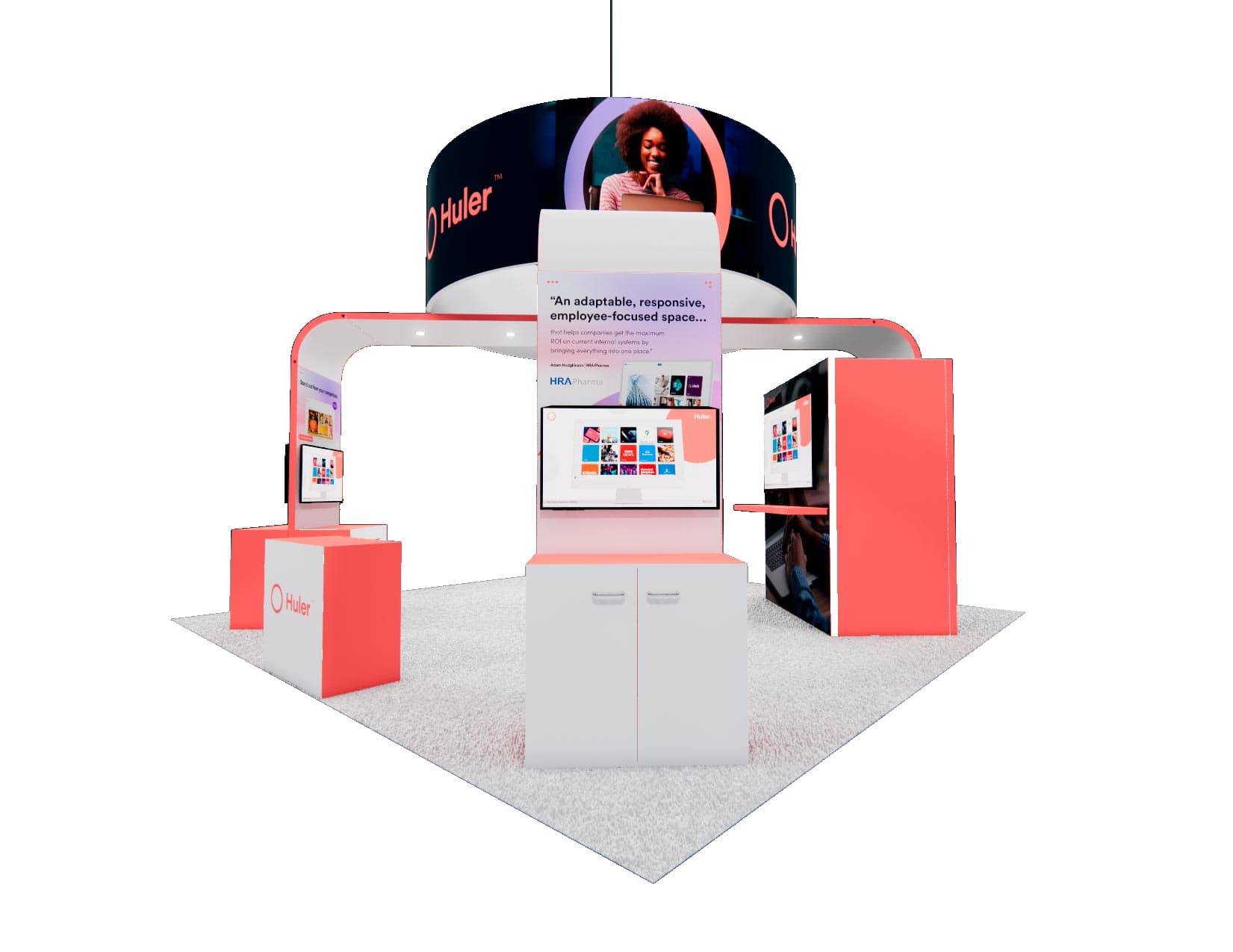 20 x 20 Island Exhibit Rental — MODEX, Atlanta