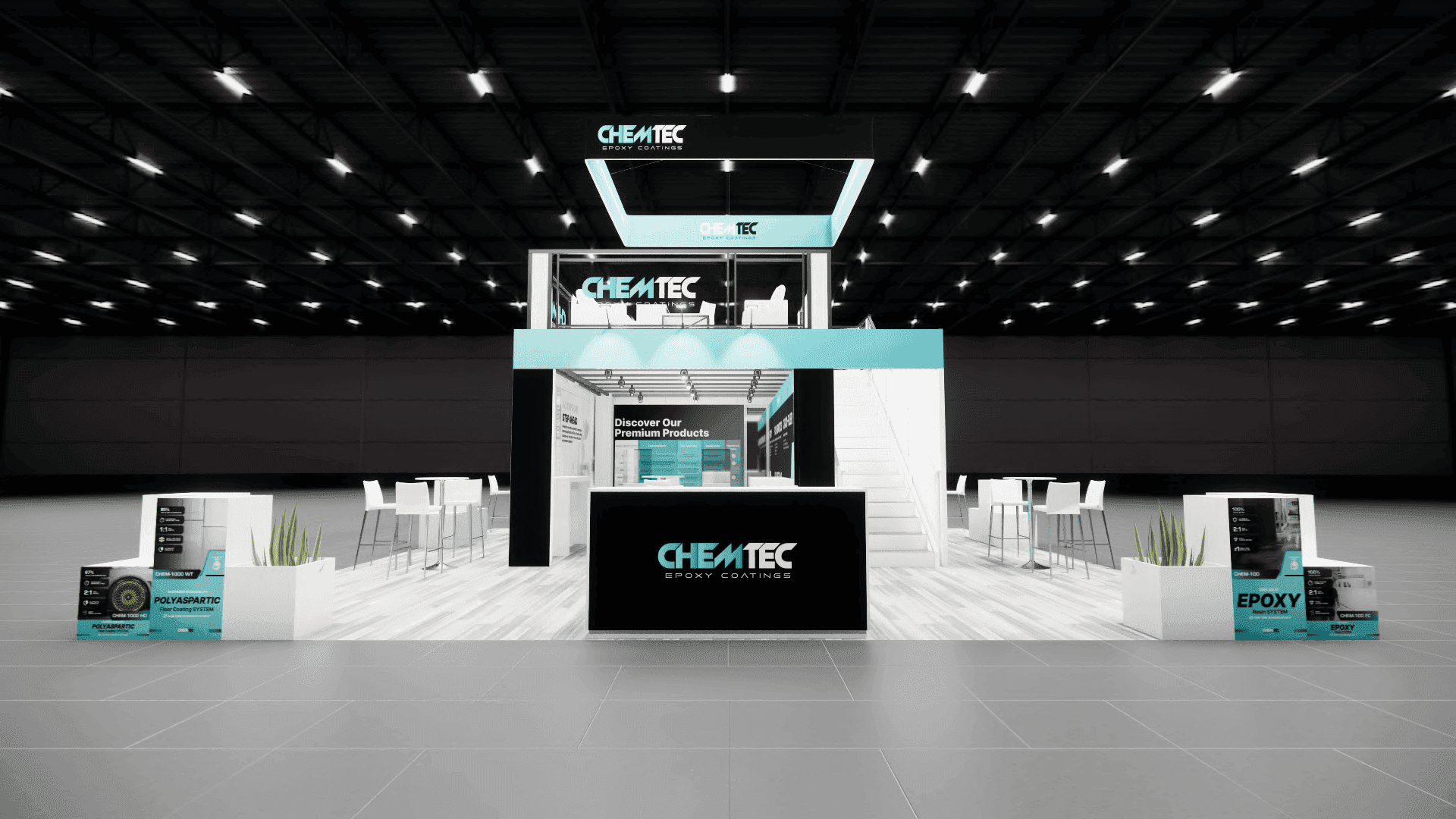 30 x 30 Island Exhibit Rental — IPPE, Atlanta