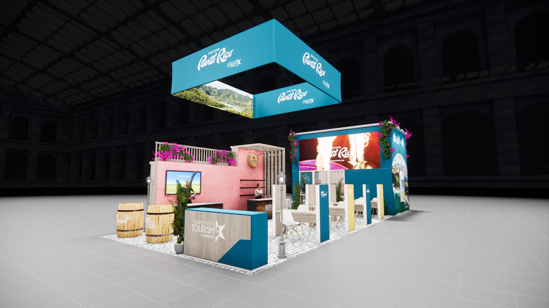 20 x 40 Island Exhibit Rental — IPPE, Atlanta