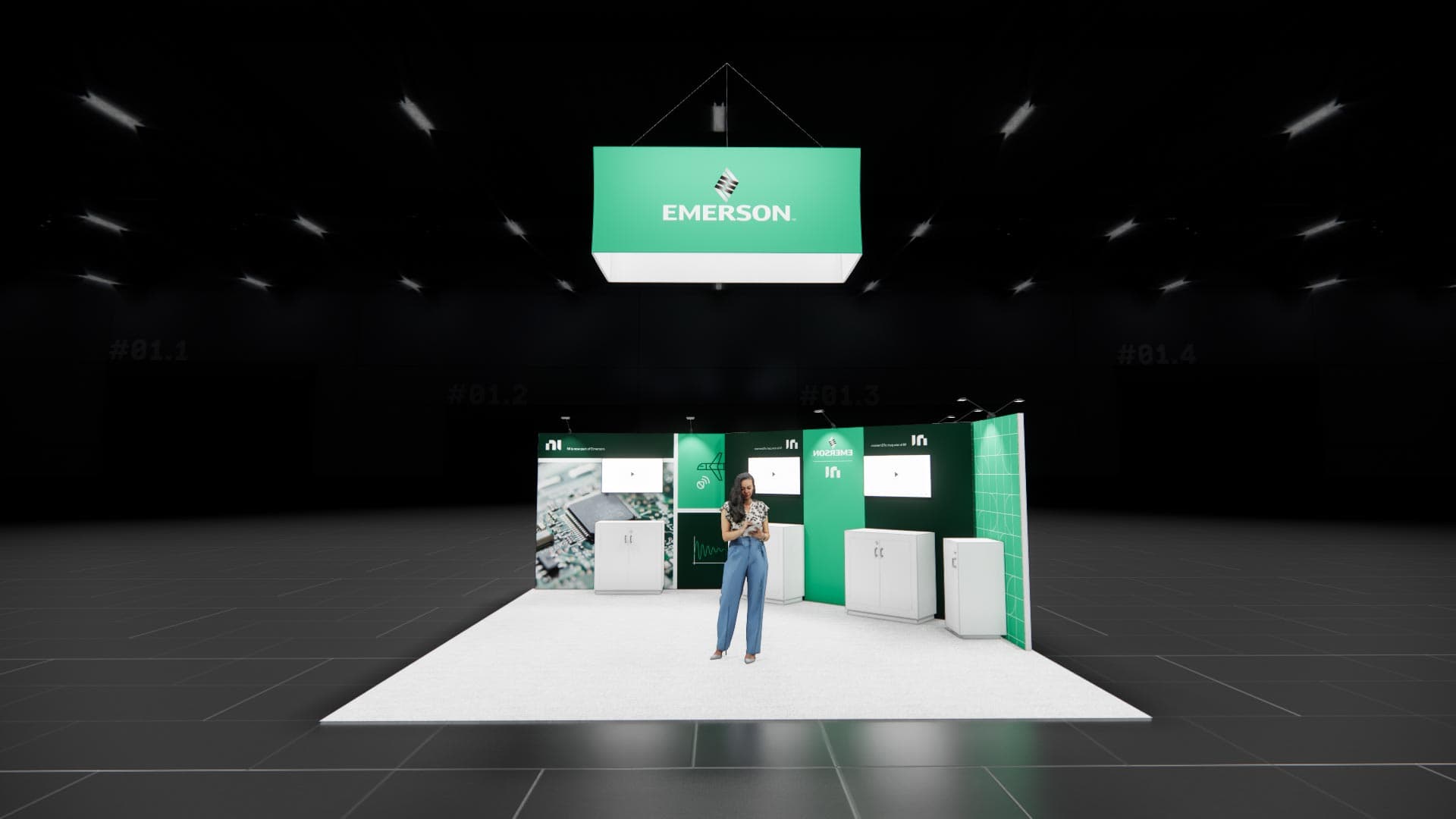 20 x 20 Island Exhibit Rental — MODEX, Atlanta