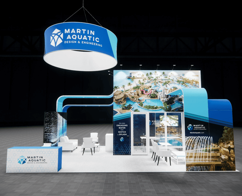 20 x 30 Island Exhibit Rental — IPPE, Atlanta