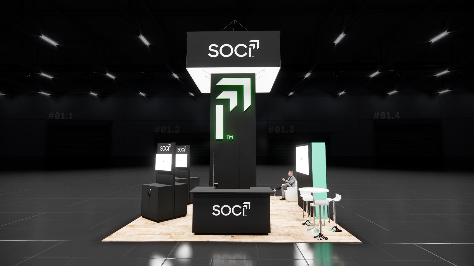 20 x 20 Island Exhibit Rental — MODEX, Atlanta