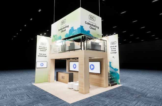 20 x 20 Double-Deck Exhibit Rental — IAAPA Expo, Orlando