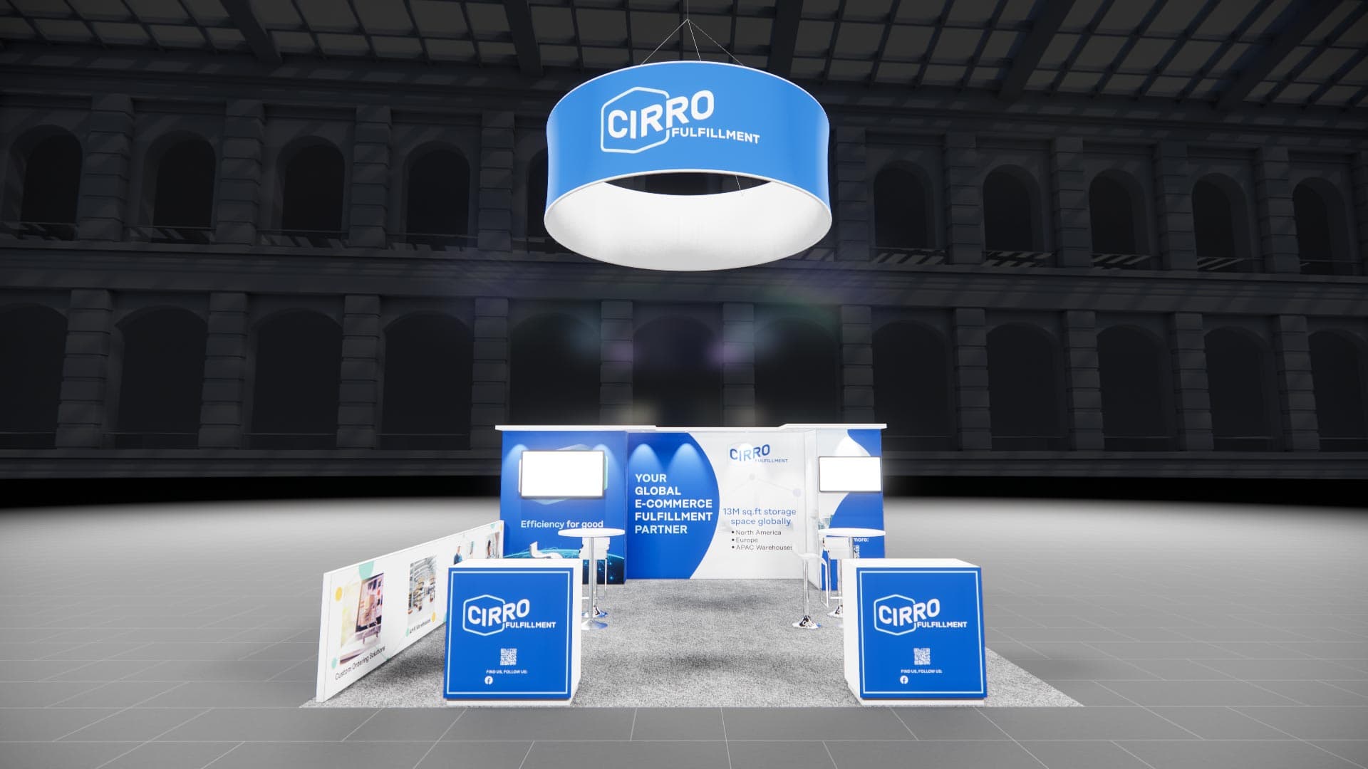 20 x 20 Island Exhibit Rental — IAAPA Expo, Orlando