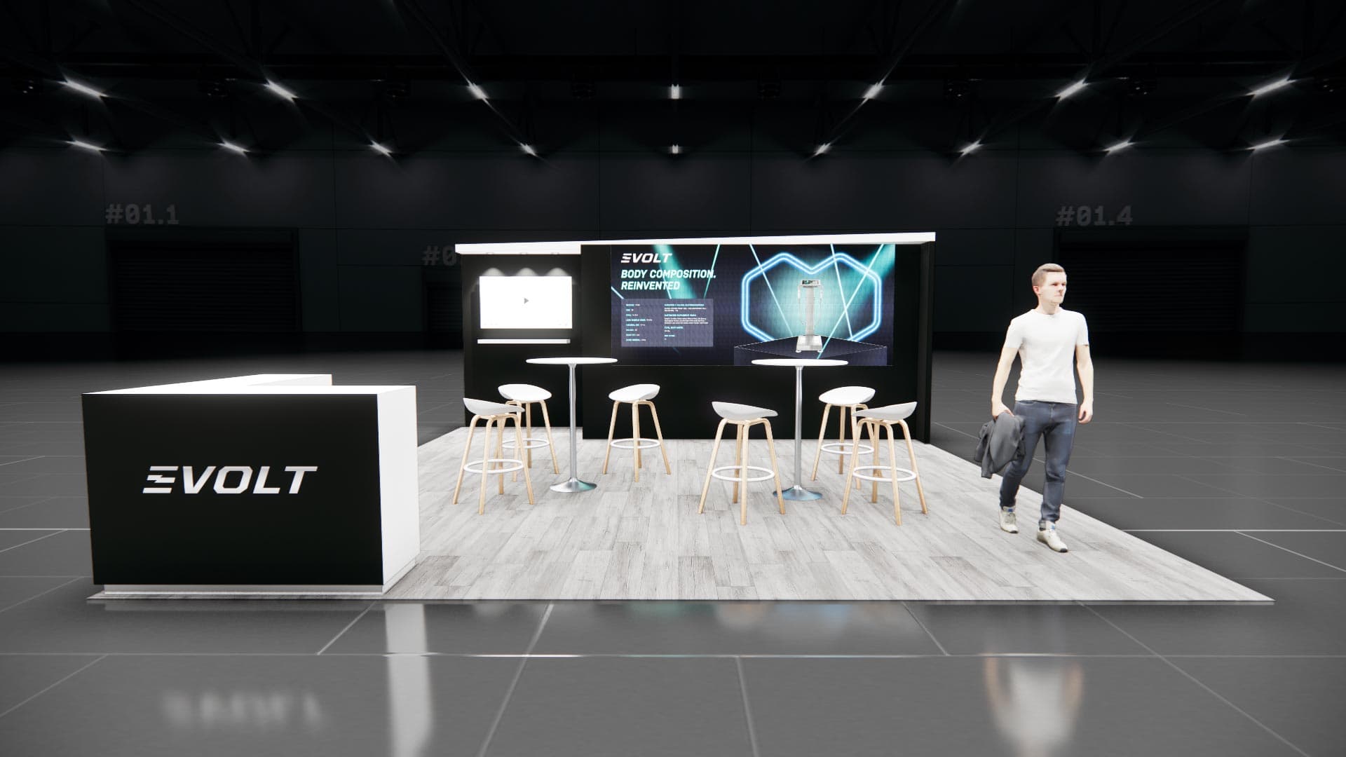 20 x 20 Island Exhibit Rental — MODEX, Atlanta