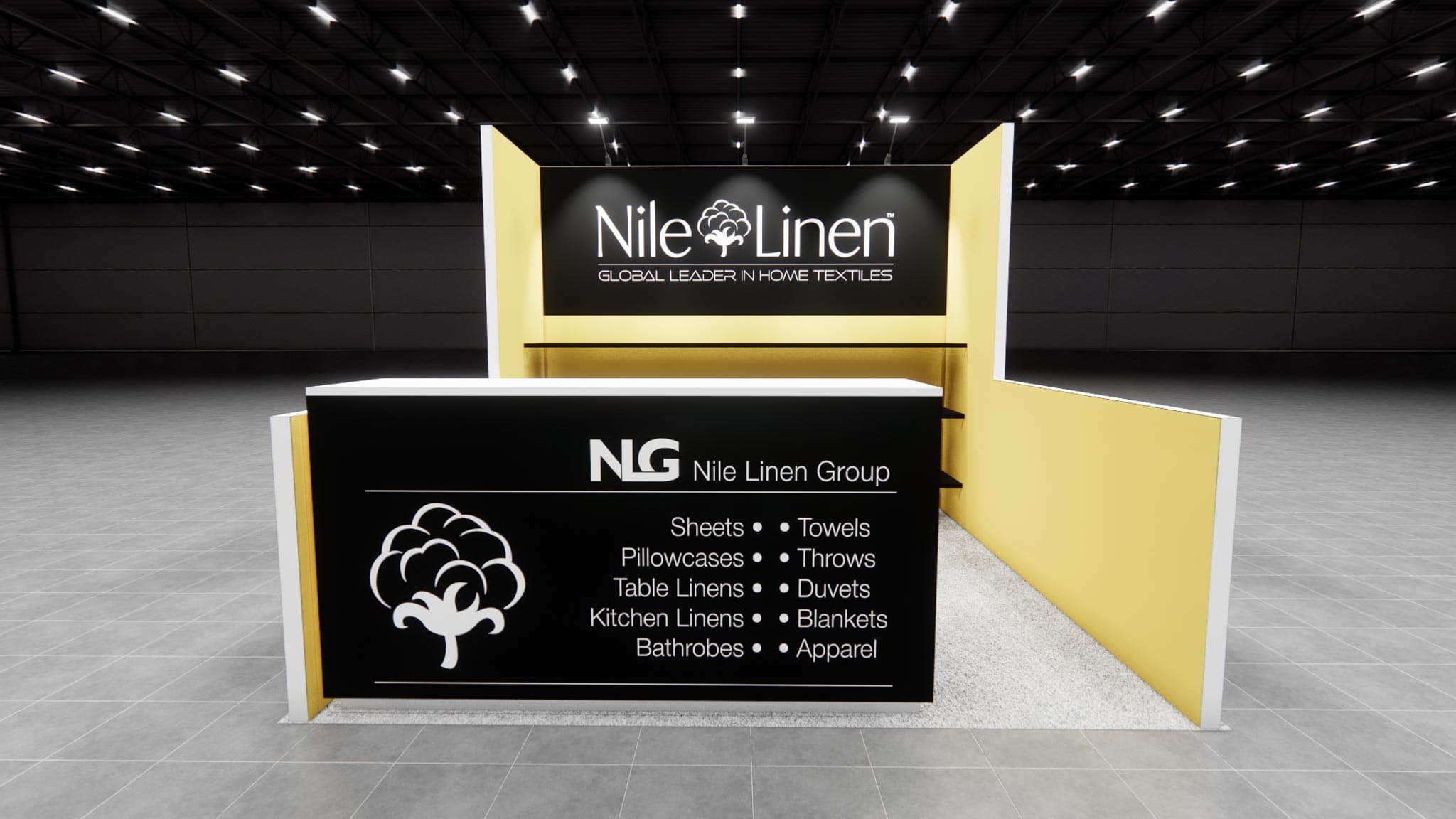 10 x 10 Inline Exhibit Rental — Coverings, Orlando