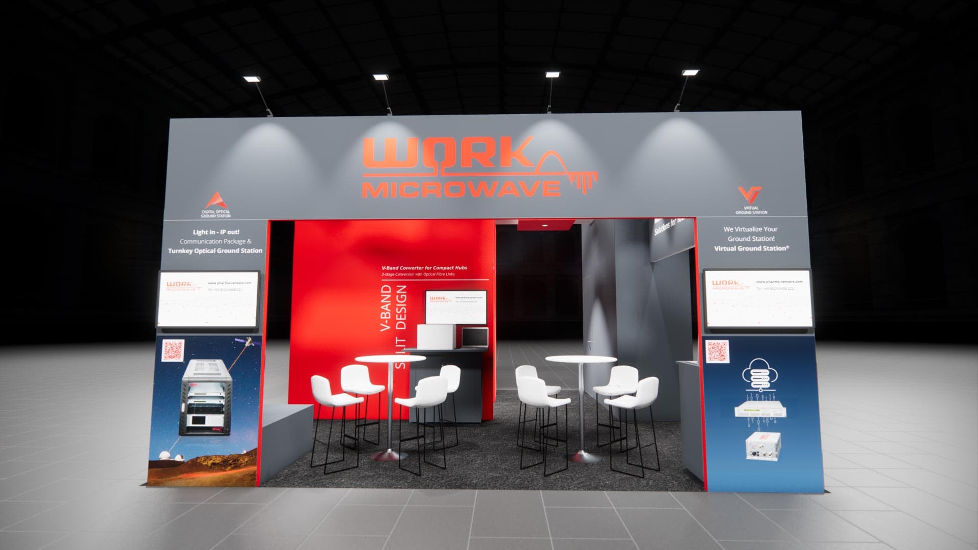 20 x 20 Island Exhibit Rental — InfoComm, Las Vegas