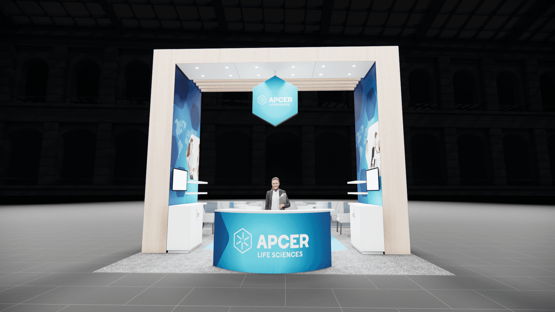 20 x 20 Island Exhibit Rental — InfoComm, Las Vegas