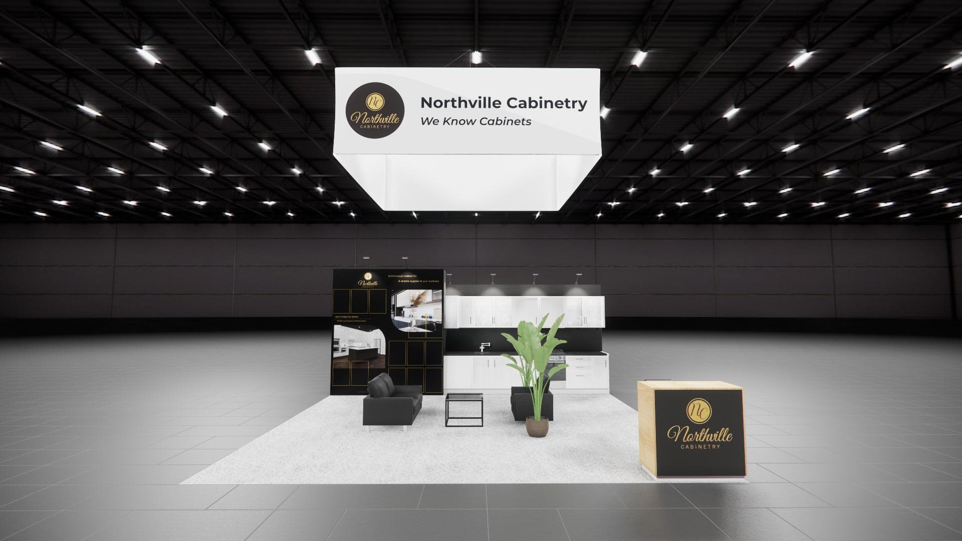20 x 20 Island Exhibit Rental — MODEX, Atlanta
